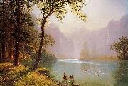 Albert Bierstadt The Kern River Valley, a montane canyon in the Sierra Nevada, California Sweden oil painting artist